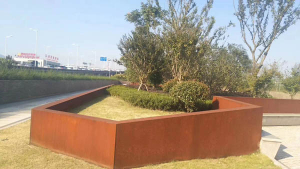 江都耐候钢挡土墙